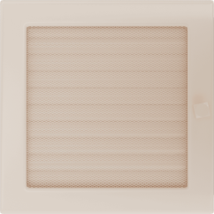 Krbová mřížka 22x22 BASIC krémová s žaluzií