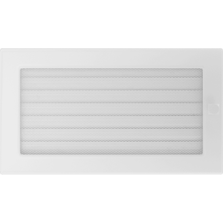 Krbová mřížka 17x30 BASIC bílá s žaluzií