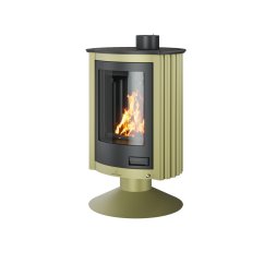 HS FLAMINGO Krbová kamna MASTERFLAMME ® Piccolo II, olivová