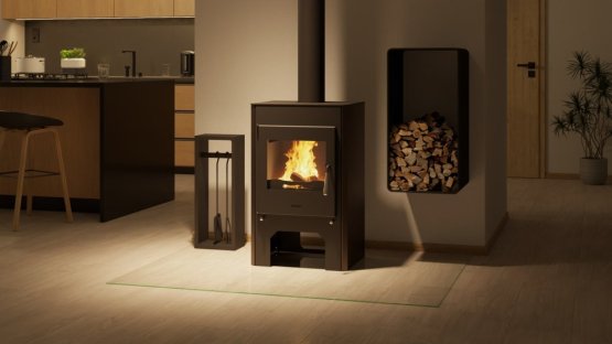 HS FLAMINGO Krbová kamna FLAMINGO ® ESPO III hnědá - sametová