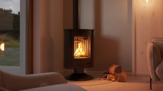 HS FLAMINGO Krbová kamna MASTERFLAMME ® Piccolo II, černá