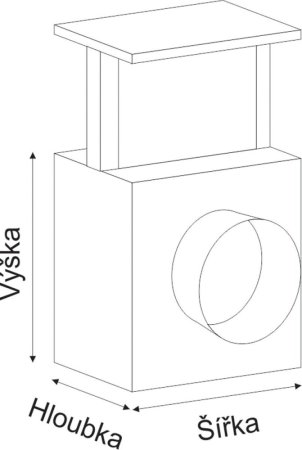 Filtr k ventilátoru / do rozvodů teplého vzduchu 150 mm