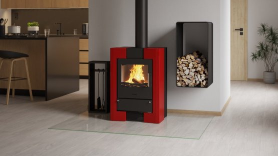 HS FLAMINGO Krbová kamna FLAMINGO ® ESPO II červená