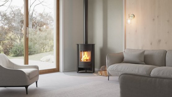 HS FLAMINGO Krbová kamna MASTERFLAMME ® Piccolo I, černá