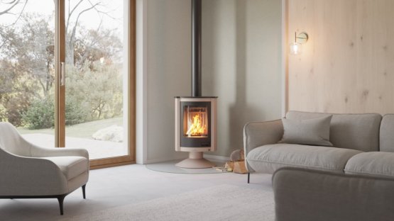 HS FLAMINGO Krbová kamna MASTERFLAMME ® Piccolo II, krémová