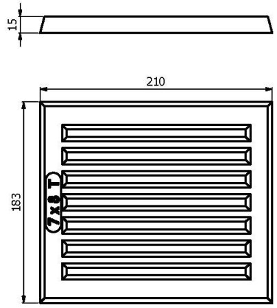 NDV-000027 - Rošt Aquaflam 7,12 + Masterflamme Piccolo (210x183)