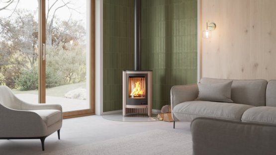 HS FLAMINGO Krbová kamna MASTERFLAMME ® Piccolo I, krémová