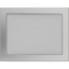 Krbová mřížka 22x30 BASIC broušený chrom