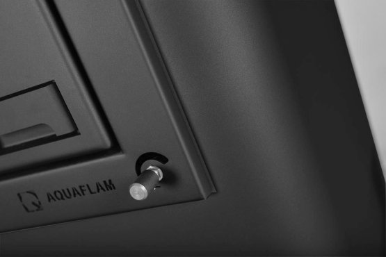 HS FLAMINGO Krbová kamna AQUAFLAM ® 25 s výměníkem - černá, manuální regulace