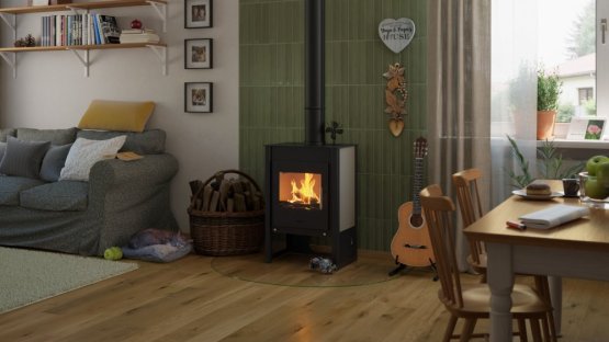 HS FLAMINGO Krbová kamna FLAMINGO ® KUALA krémová