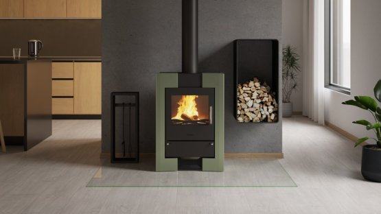 HS FLAMINGO Krbová kamna FLAMINGO ® ESPO II olivová