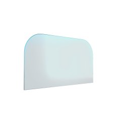HS FLAMINGO Sklo pod kamna - Oblouk 1000x550 mm / 2xR200 / 6 mm