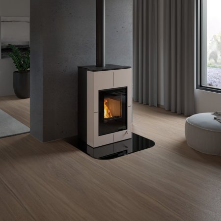 HS FLAMINGO Krbová kamna AQUAFLAM VARIO ® SAPORO 11/7kW krémová