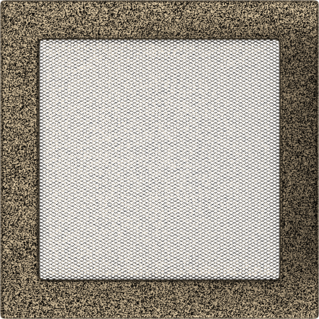Krbová mřížka 22x22 BASIC staré zlato