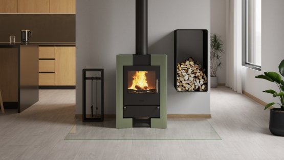 HS FLAMINGO Krbová kamna FLAMINGO ® ESPO II olivová