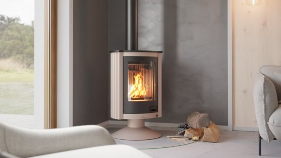 HS FLAMINGO Krbová kamna MASTERFLAMME ® Piccolo II, krémová