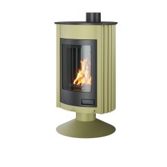 HS FLAMINGO Krbová kamna MASTERFLAMME ® Medie II, olivová