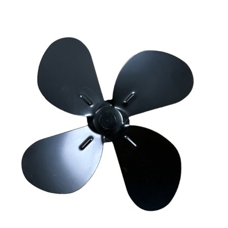 Náhradní vrtule čtyřlopatková černá - ventilátor na kamna