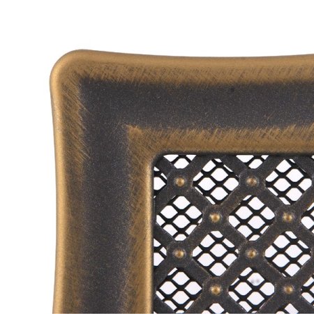 Krbová mřížka 16x32 cm, DECO zlatá patina