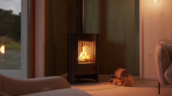 HS FLAMINGO Krbová kamna MASTERFLAMME ® Piccolo I, černá