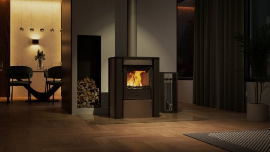 HS FLAMINGO Krbová kamna FLAMINGO ® AMOS šedá