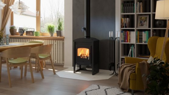 HS FLAMINGO Krbová kamna FLAMINGO ® STAVANGER černá
