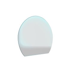 HS FLAMINGO Sklo pod kamna - Kruh - zeď 1100x950mm / 8mm
