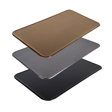 Plech pod kamna 80/50 černá