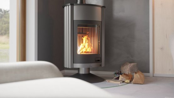 HS FLAMINGO Krbová kamna MASTERFLAMME ® Grande II, šedá