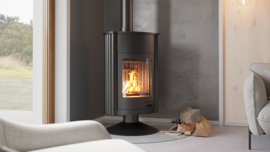 HS FLAMINGO Krbová kamna MASTERFLAMME ® Grande II, černá