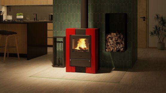 HS FLAMINGO Krbová kamna FLAMINGO ® ESPO II červená