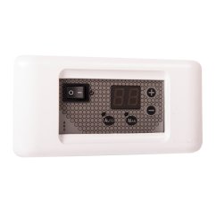 Regulátor otáček ventilátoru RT-03C ARO bílý s teplotním čidlem