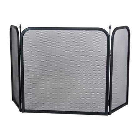 Krbový paravan 100x50cm, černý