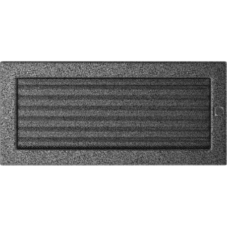 Krbová mřížka 17x37 BASIC staré stříbro s žaluzií
