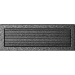 Krbová mřížka 17x49 BASIC staré stříbro s žaluzií