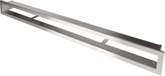 Krbová mřížka OTEVŘENÁ 80x6 cm, nerez