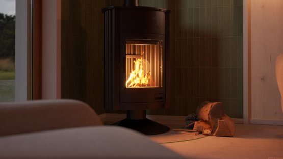 HS FLAMINGO Krbová kamna MASTERFLAMME ® Grande II, černá