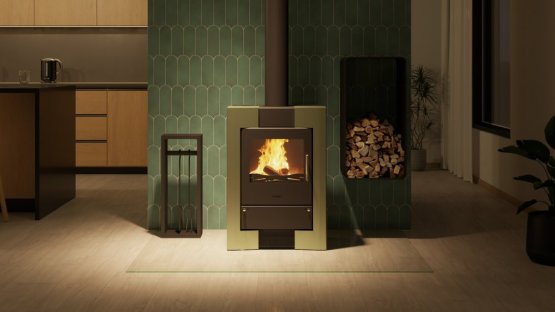 HS FLAMINGO Krbová kamna FLAMINGO ® ESPO II olivová