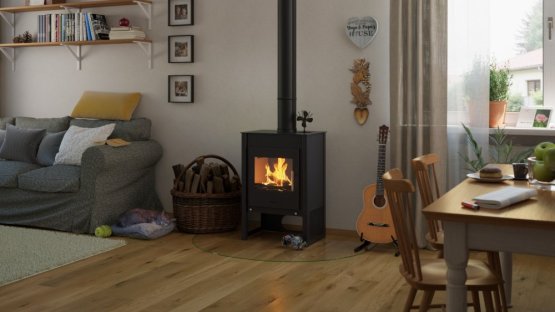 HS FLAMINGO Krbová kamna FLAMINGO ® KUALA černá