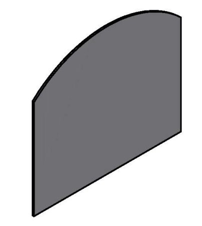 NDV-000165 - FT01K03 - Deflektor Masterflamme Grande (I,II) oblouk