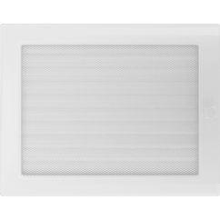 Krbová mřížka 22x30 BASIC bílá s žaluzií