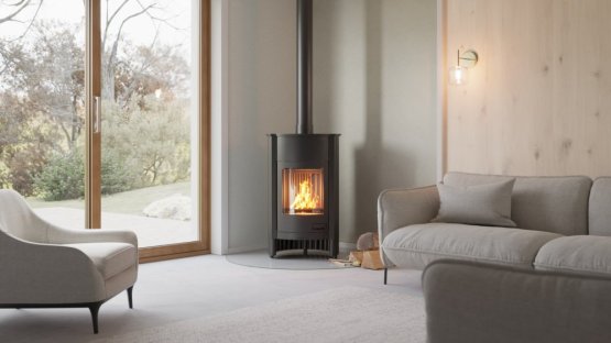 HS FLAMINGO Krbová kamna MASTERFLAMME ® Grande I, černá