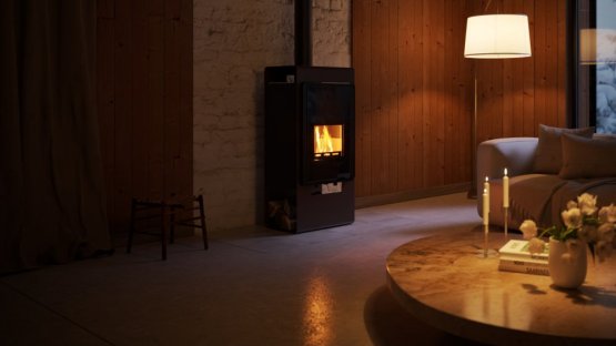 HS FLAMINGO Krbová kamna FLAMINGO DELUXE ® SINGA, hnědá - sametová