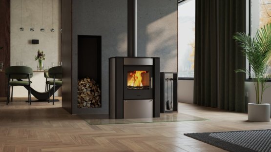 HS FLAMINGO Krbová kamna FLAMINGO ® AMOS šedá