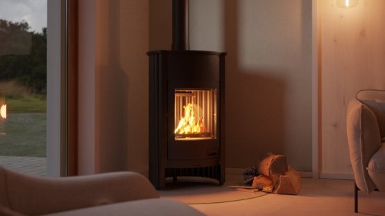 HS FLAMINGO Krbová kamna MASTERFLAMME ® Grande I, černá