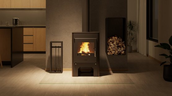 HS FLAMINGO Krbová kamna FLAMINGO ® ESPO III hnědá - sametová