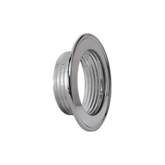 Růžice k hliníkovému potrubí 125 mm chrom