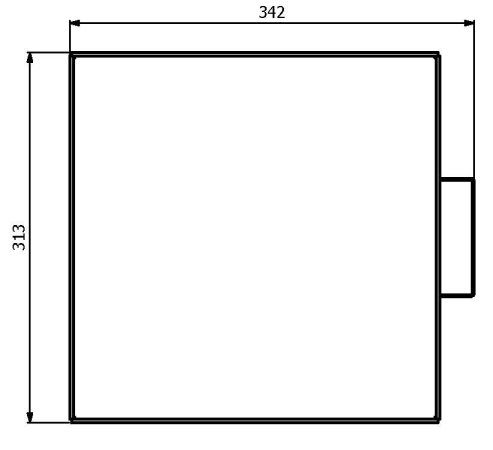 NDV-000050 - FL09K01 - Popelník kamna Flamingo
