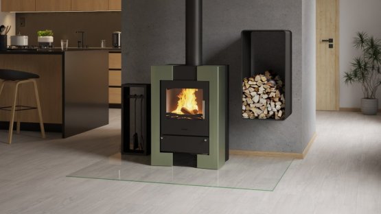 HS FLAMINGO Krbová kamna FLAMINGO ® ESPO II olivová