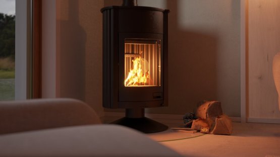 HS FLAMINGO Krbová kamna MASTERFLAMME ® Grande II, černá